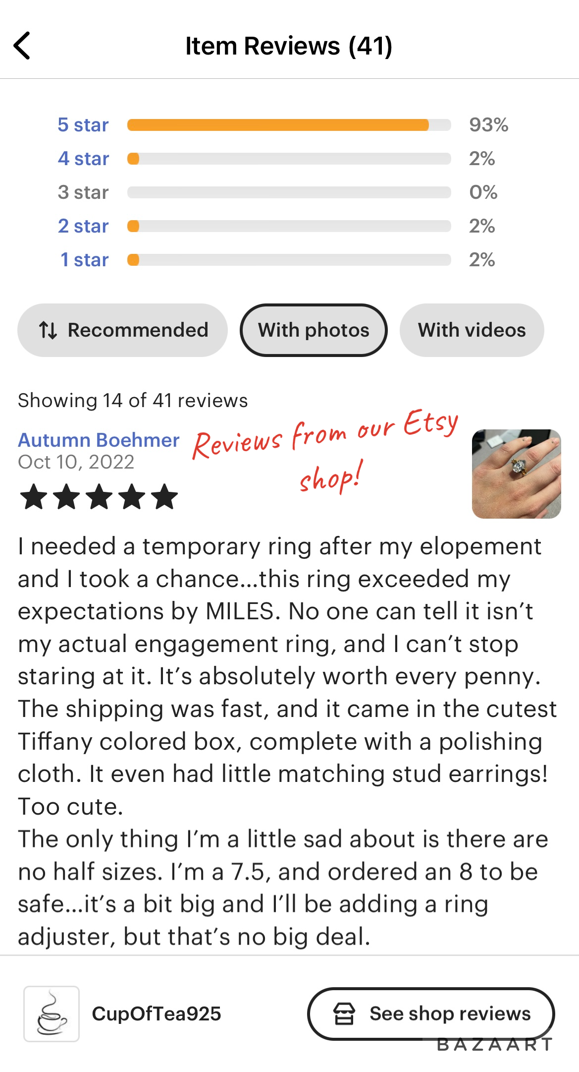 The Brooklyn. Yellow gold vermeil, white gold vermeil stunning solitaire with 3.5CT oval cut simulated diamond.