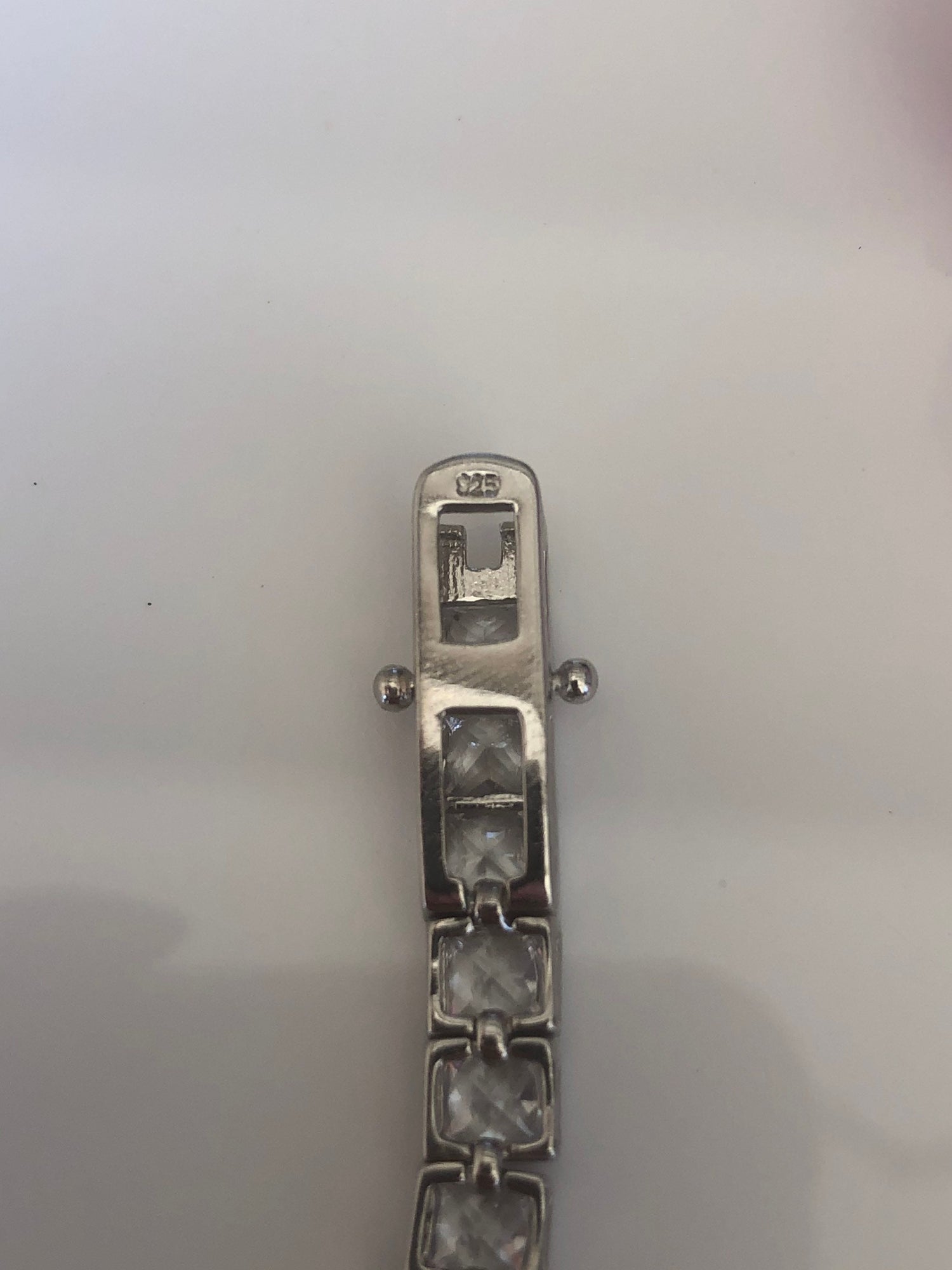 Sterling Silver 925 Tennis Bracelet with The Finest 5A princess cut CZ Diamonds