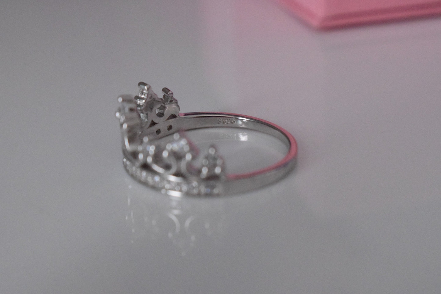 The Quinn. Sterling Silver 925 Queen Crown Ring