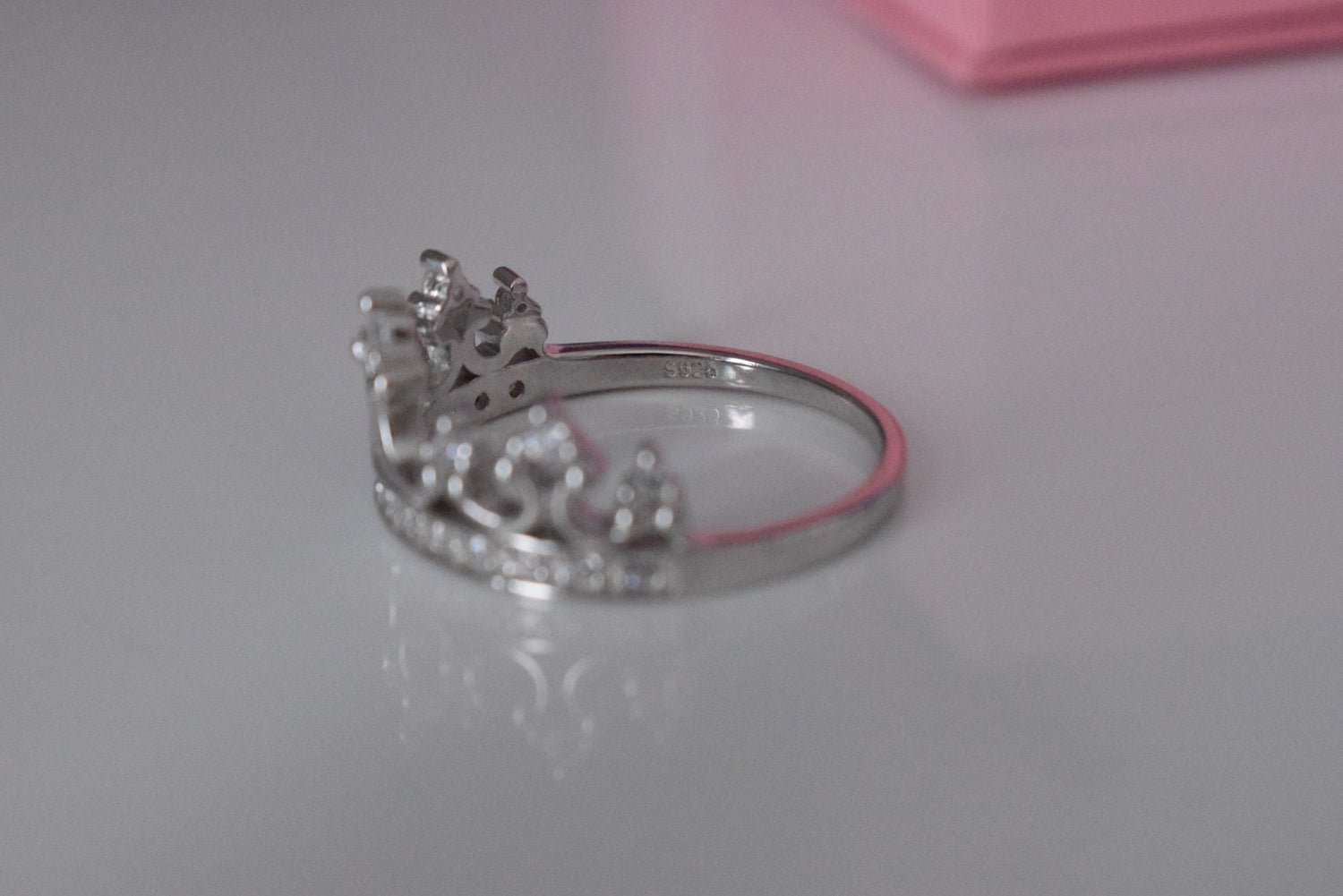 The Quinn. Sterling Silver 925 Queen Crown Ring