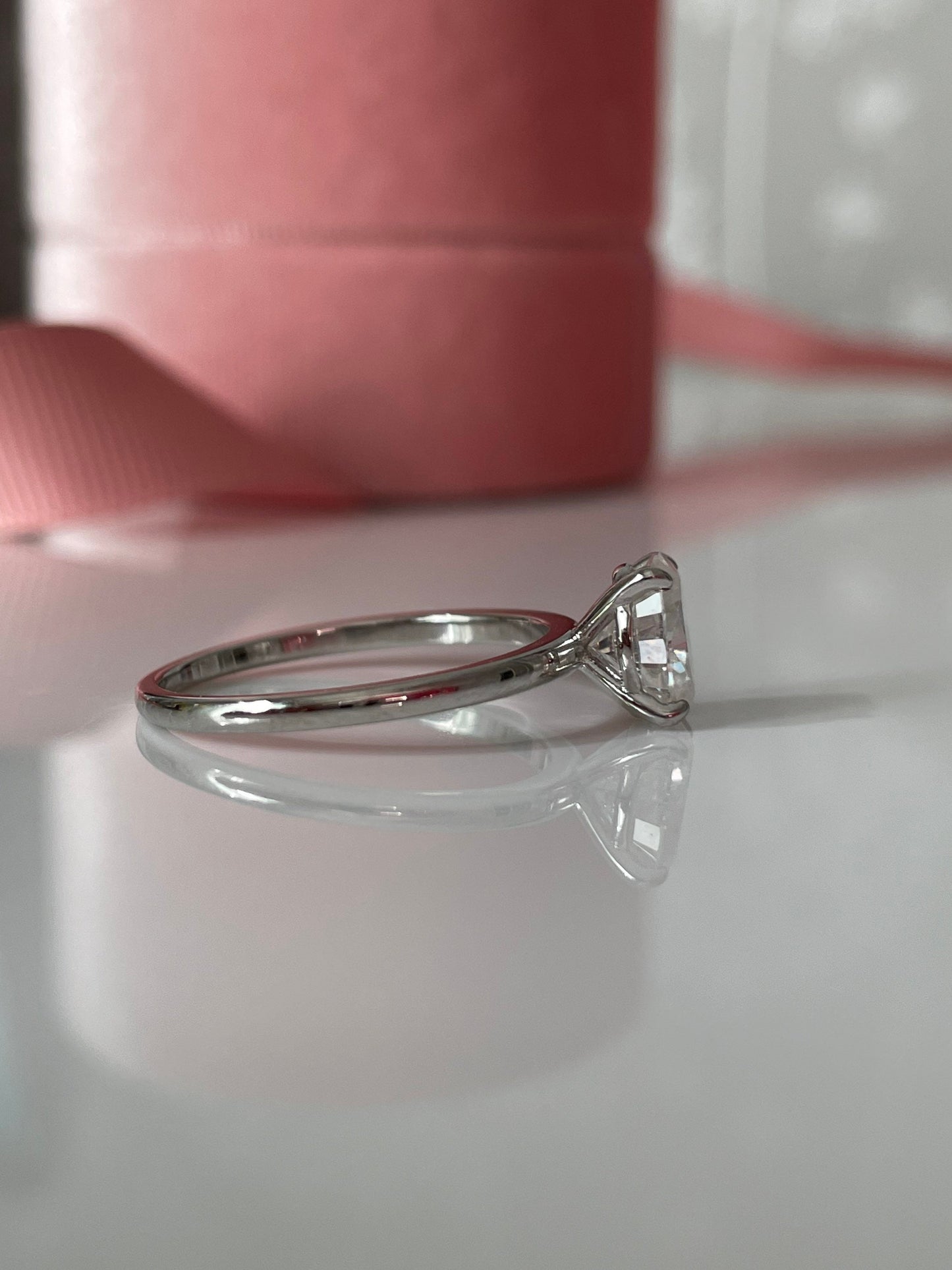 Moissanite engagement ring. 1.5CT Oval Cut D Color VVS1 Moissanite In Sterling Silver 925 solitaire engagement ring, promise ring