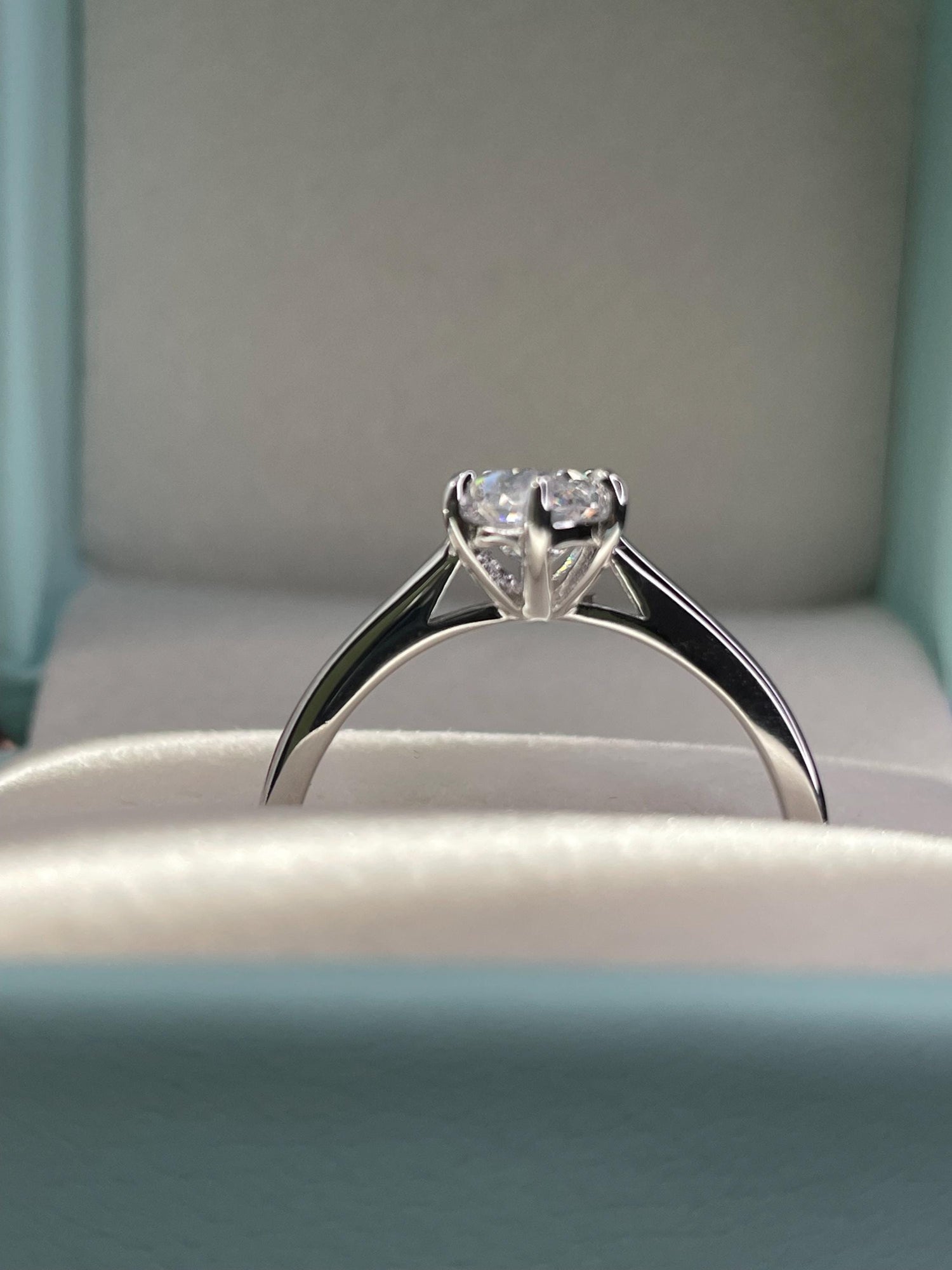 1.5CT, 2CT Marquise cut moissanite engagement ring. Sterling Silver 925, Yellow gold vermeil, rose gold engagement ring with marquise cut