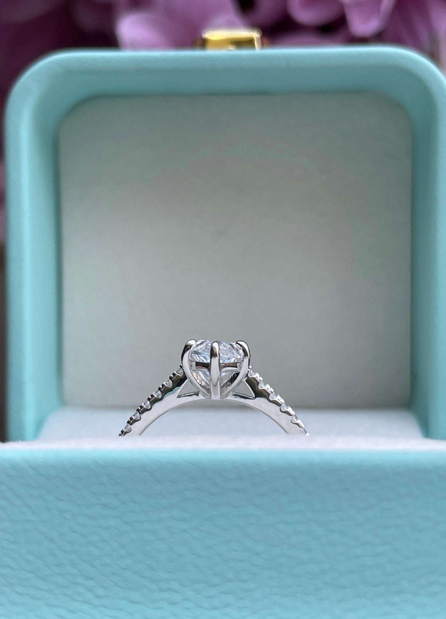 Marquise cut engagement ring. 1.5CT marquise cut CZ diamond engagement ring in sterling silver 925 with rhodium, 14K yellow gold,rose gold