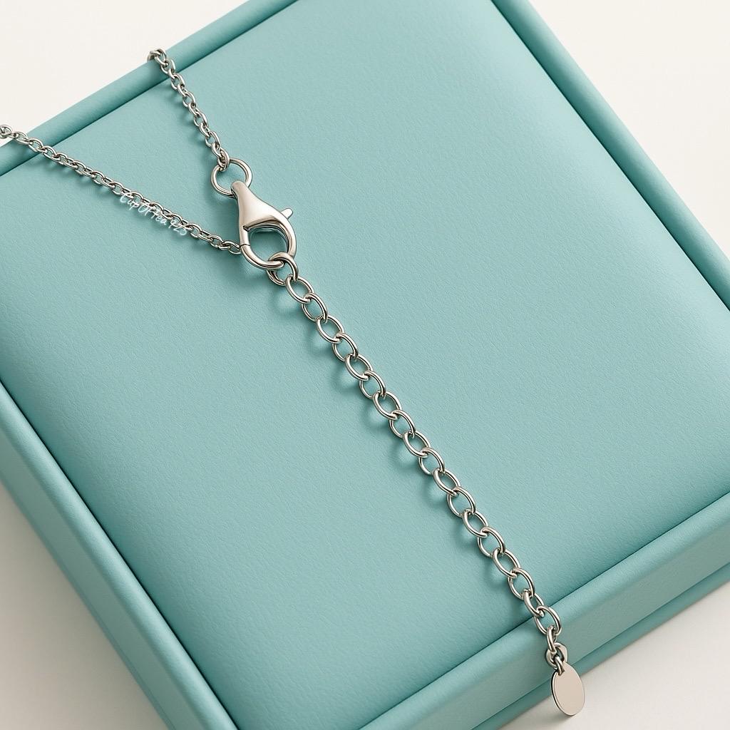 Sterling Silver Heart Necklace: 1.5CT CZ Diamond, Gold Finish