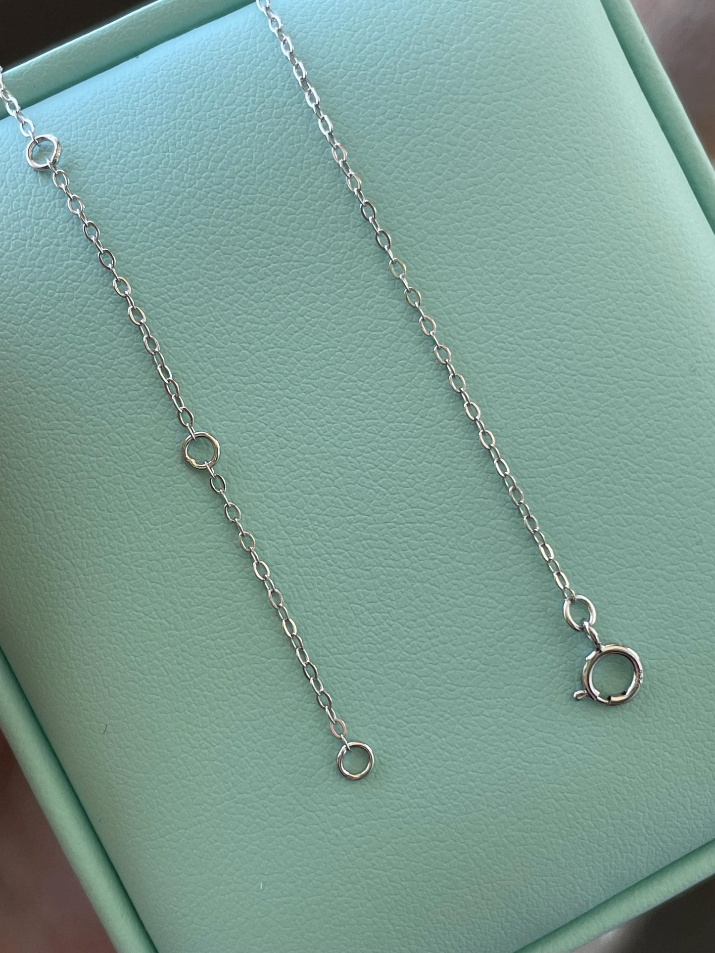 Personalized Moissanite Sterling Silver 925 Initial Necklace, Moissanite Pendant, Letter Necklace