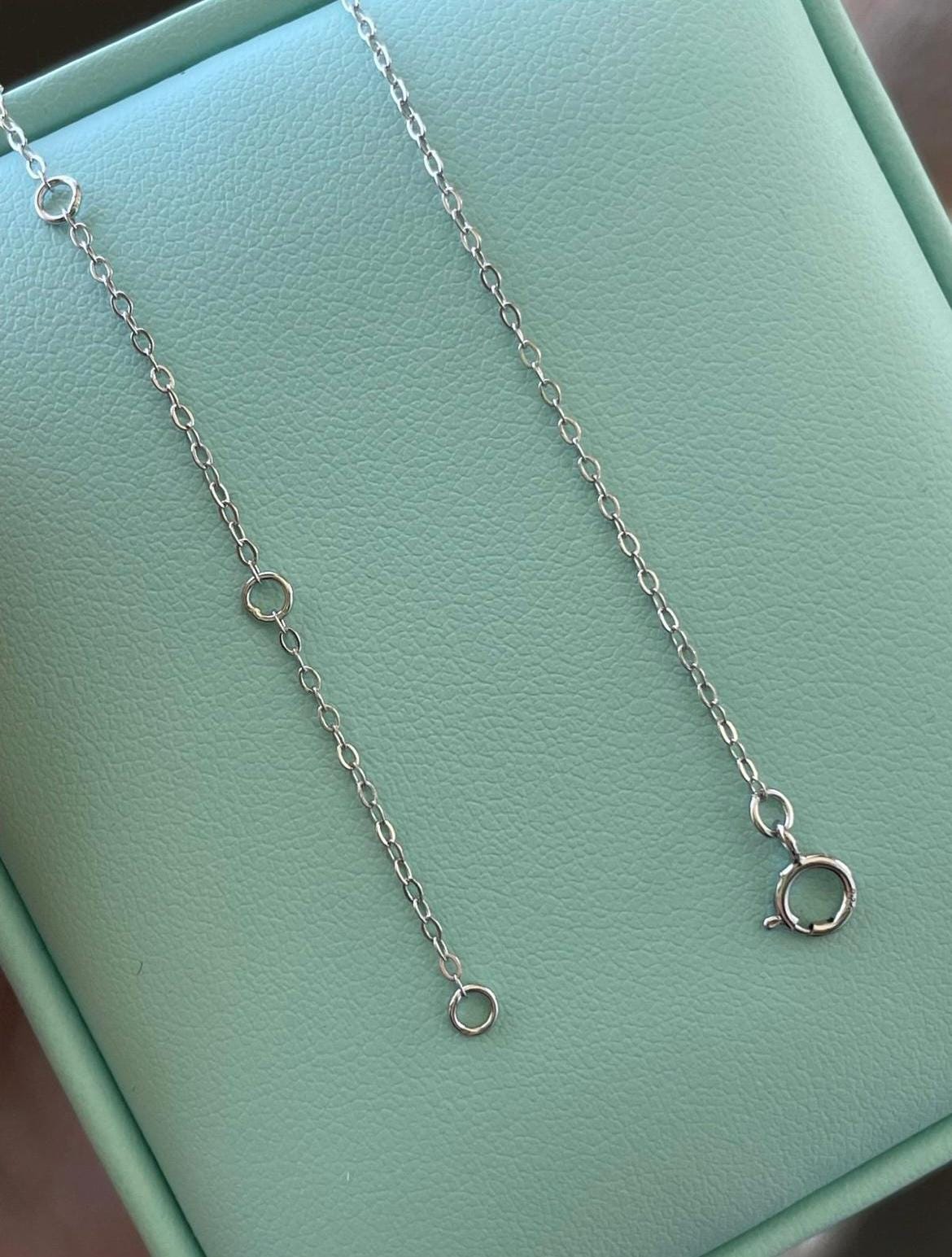 Moissanite Initial Necklace, Sterling Silver Letter Pendant, Personolized initial necklace, Gift for her, Moissanite jewelry, letter pendant