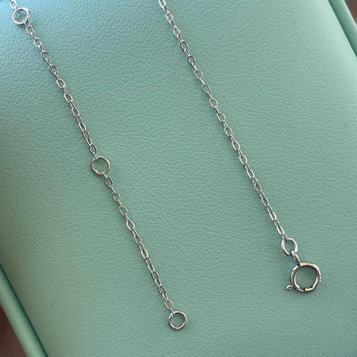 Moissanite Initial R Necklace, Sterling Silver Personalized Jewelry, Gift for her, Moissanite jewelry, initial necklace